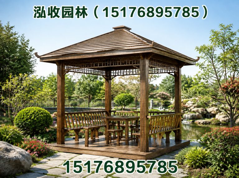 定西京津冀防腐木工程展示图